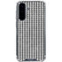 Houndstooth Black/White Galaxy A36 5G Clear Case