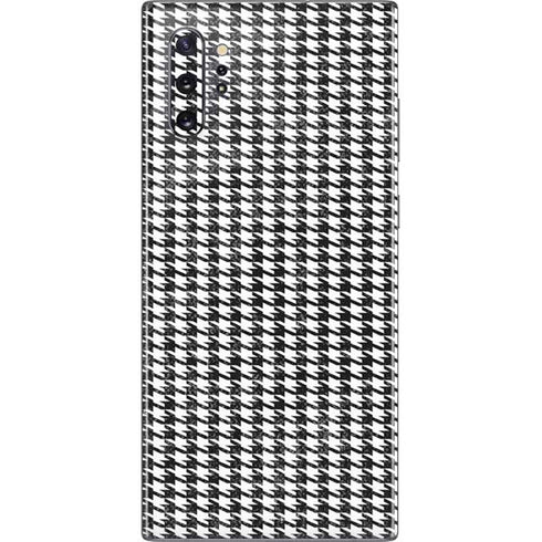 Houndstooth Black/White Galaxy Note 10 Plus Skin