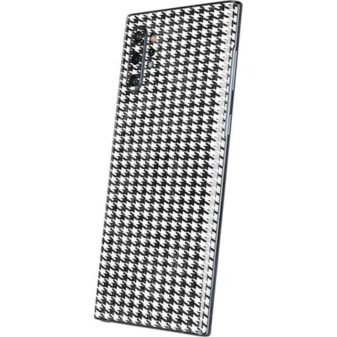 Houndstooth Black/White Galaxy Note 10 Plus Skin