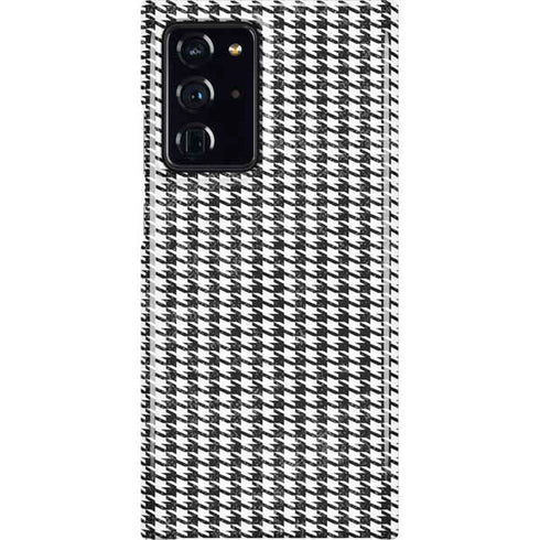 Houndstooth Black/White Galaxy Cases