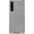Houndstooth Black/White Galaxy S24 FE Clear Case