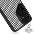 Houndstooth Black/White Galaxy S25 Kickstand Case