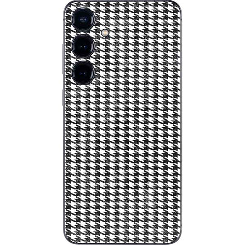 Houndstooth Black/White Galaxy S25 Plus Skin