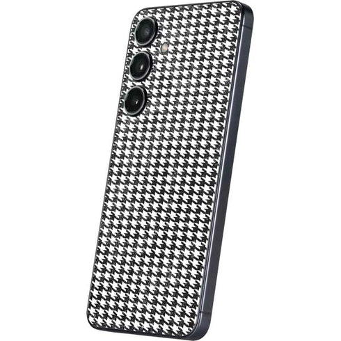 Houndstooth Black/White Galaxy S25 Plus Skin