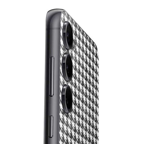 Houndstooth Black/White Galaxy S25 Plus Skin