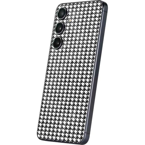 Houndstooth Black/White Galaxy S25 Skin
