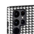 Houndstooth Black/White Galaxy S25 Ultra Impact Case