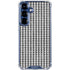 Houndstooth Black/White Galaxy S25 Clear Case