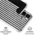 Houndstooth Black/White Galaxy S26 Clear Case