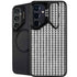 Houndstooth Black/White Galaxy S26 Kickstand Case