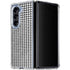 Houndstooth Black/White Galaxy Z Fold5 5G Clear Case
