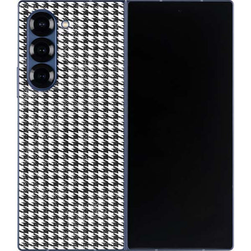 Houndstooth Black/White Galaxy Z Fold6 Skin