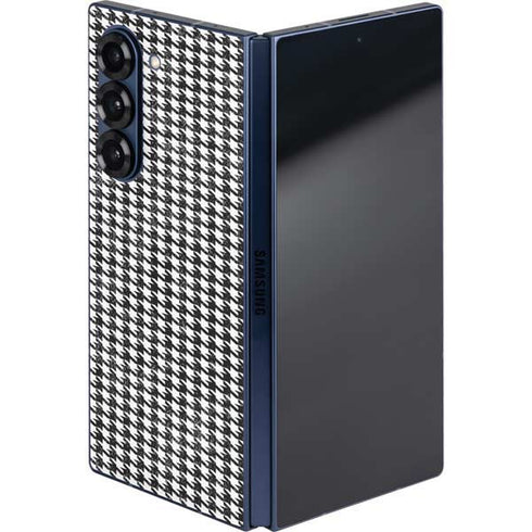 Houndstooth Black/White Galaxy Z Fold6 Skin