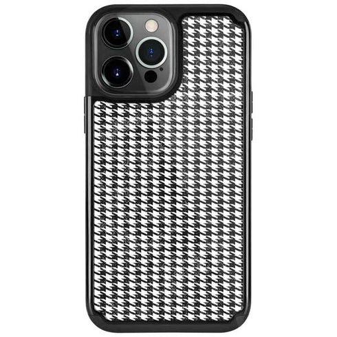 Houndstooth Black/White iPhone Cases