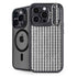 Houndstooth Black/White iPhone Cases