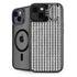 Houndstooth Black/White iPhone 14 Plus Kickstand Case