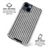 Houndstooth Black/White iPhone 15 Clear Case