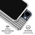 Houndstooth Black/White iPhone 15 Clear Case