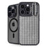 Houndstooth Black/White iPhone 15 Pro Kickstand Case