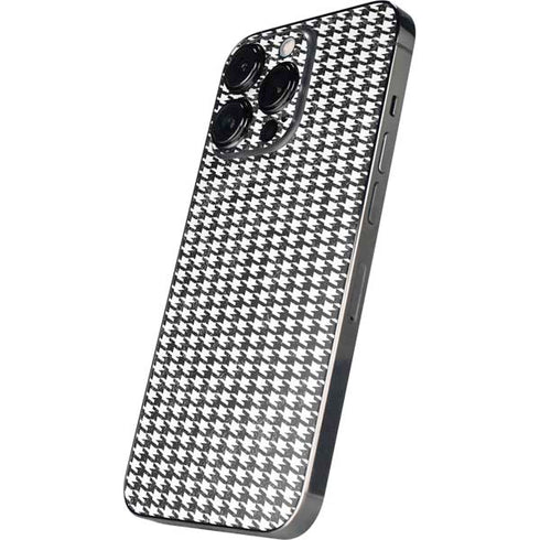 Houndstooth Black/White iPhone 15 Pro Max Skin