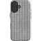 Houndstooth Black/White iPhone 16 Impact Case