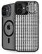 Houndstooth Black/White iPhone 16 Kickstand Case