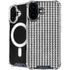 Houndstooth Black/White iPhone 16 MagSafe Case