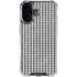 Houndstooth Black/White iPhone 16 Plus Clear Case