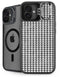Houndstooth Black/White iPhone 16 Plus Kickstand Case