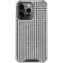 Houndstooth Black/White iPhone 16 Pro Clear Case