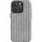 Houndstooth Black/White iPhone 16 Pro Impact Case