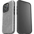 Houndstooth Black/White iPhone 16 Pro Impact Case