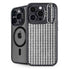 Houndstooth Black/White iPhone 16 Pro Kickstand Case