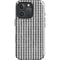 Houndstooth Black/White iPhone 16 Pro Magsafe Impact Case