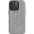 Houndstooth Black/White iPhone 16 Pro Max Impact Case