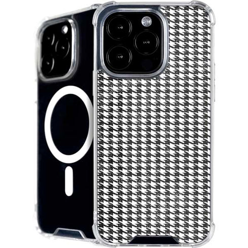 Houndstooth Black/White iPhone 16 Pro Max MagSafe Case