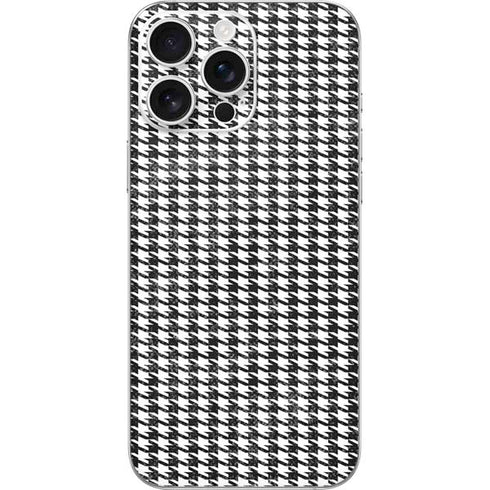 Houndstooth Black/White iPhone 16 Pro Max Skin