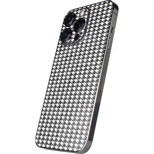 Houndstooth Black/White iPhone 16 Pro Max Skin