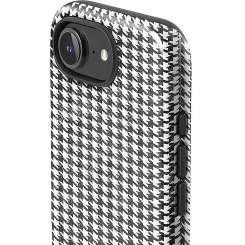 Houndstooth Black/White iPhone 16e Impact Case