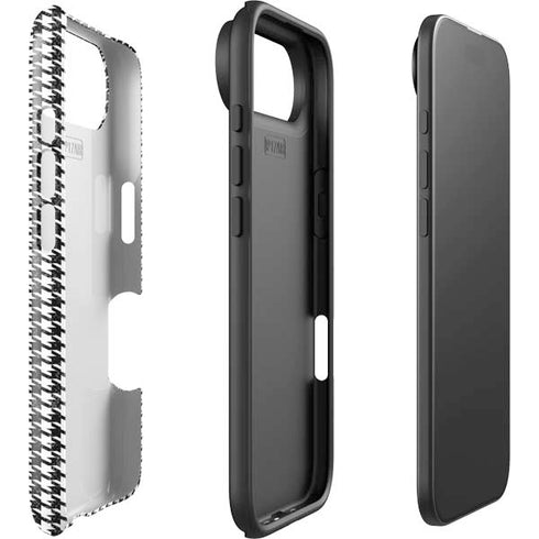 Houndstooth Black/White iPhone 17 Air Impact Case