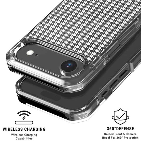 Houndstooth Black/White iPhone 17 Air MagSafe Case