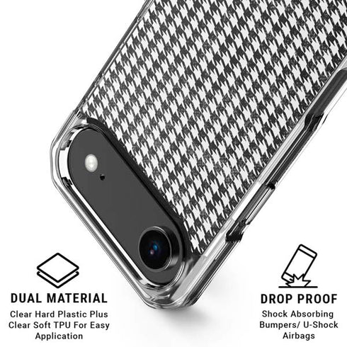 Houndstooth Black/White iPhone 17 Air MagSafe Case