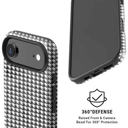 Houndstooth Black/White iPhone 17 Air Magsafe Impact Case