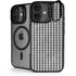 Houndstooth Black/White iPhone 17 Kickstand Case