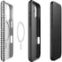 Houndstooth Black/White iPhone 17 Magsafe Impact Case