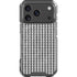 Houndstooth Black/White iPhone 17 Pro Clear Case