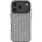 Houndstooth Black/White iPhone 17 Pro Impact Case