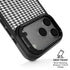 Houndstooth Black/White iPhone 17 Pro Kickstand Case