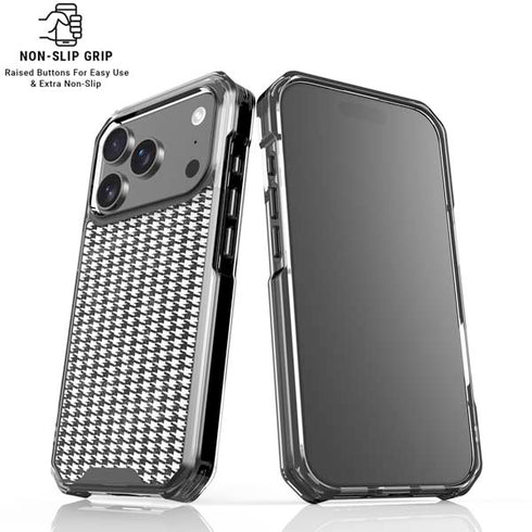 Houndstooth Black/White iPhone 17 Pro MagSafe Case
