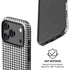 Houndstooth Black/White iPhone 17 Pro Magsafe Impact Case